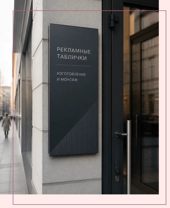 Рекламные таблички в Устях-Джегуте по цене от 4555 р. | Аванза-Стд