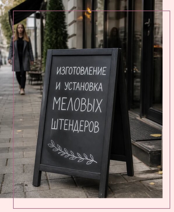 Меловые штендеры в Устях-Джегуте по цене от 6580 р. | Аванза-Стд